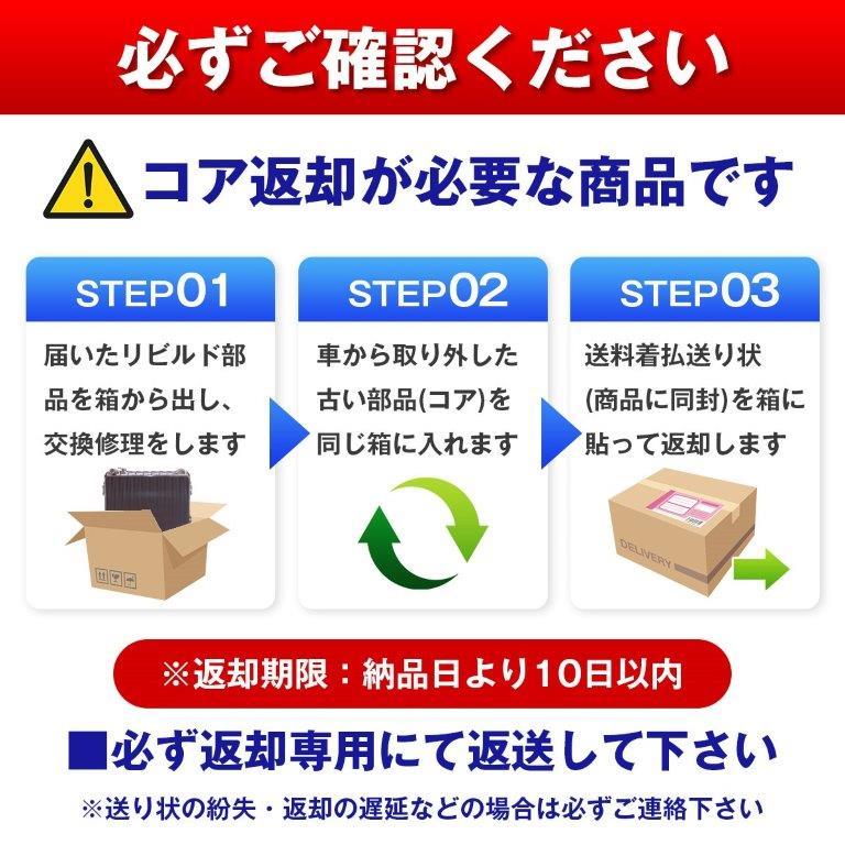  【リビルト品】ジムニー JA11V MT用 ラジエーター ラジエター KOYO製コア使用品 17700-83C00 【オーバーパイプ右向】の画像2