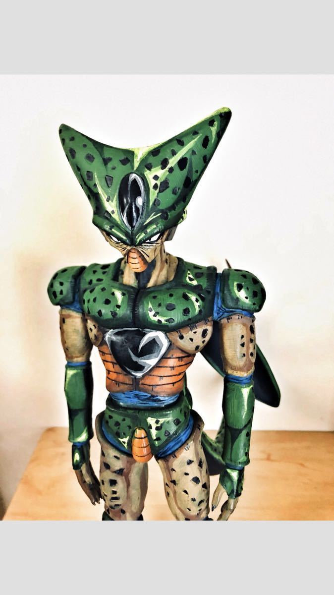 ドラゴンボールフィギュア セル 第一形態 リペイント 一番くじ 二次元