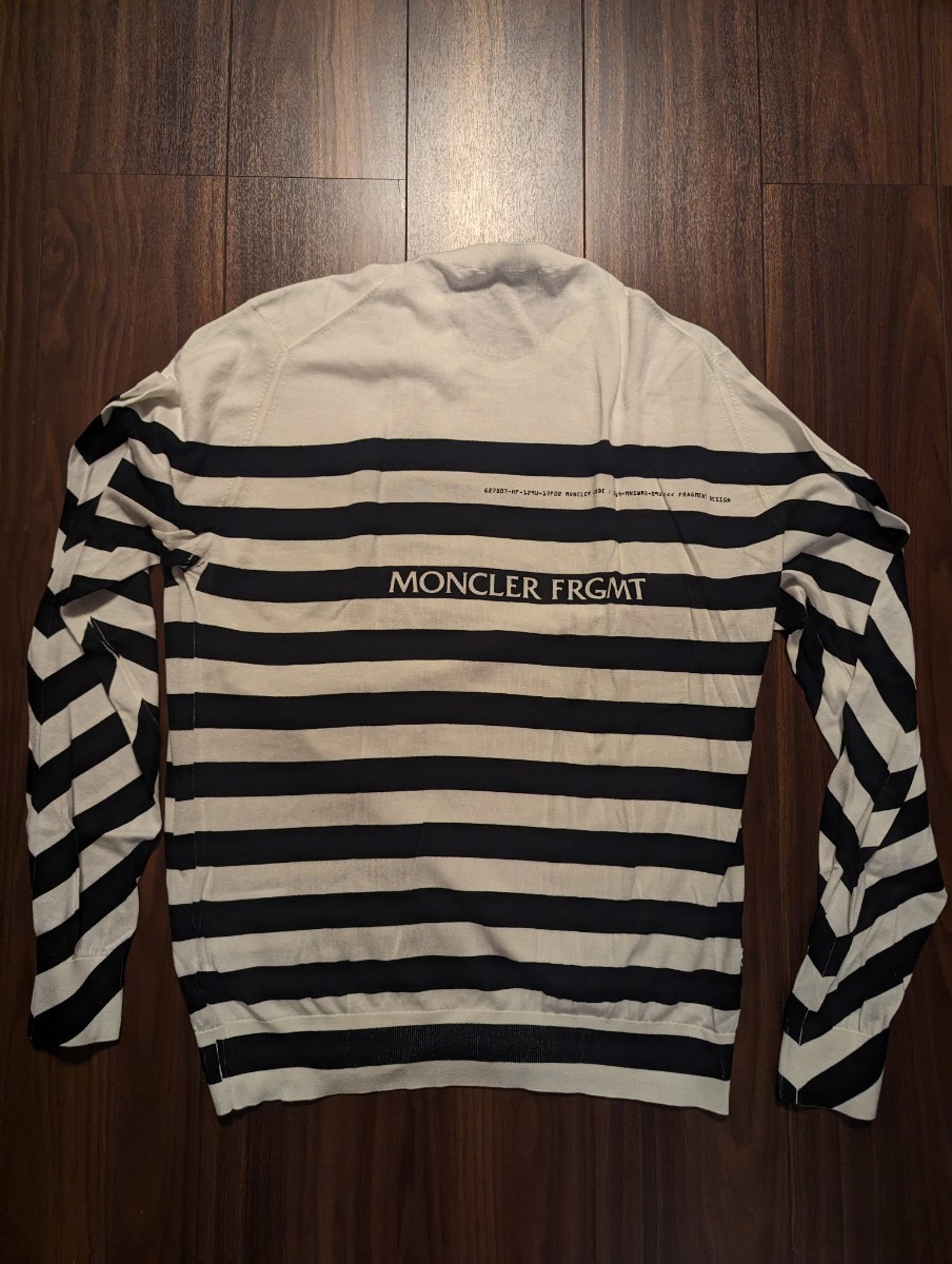 新品未使用品】7 MONCLER GENIUS FRAGMENT ボーダーニット サイズM