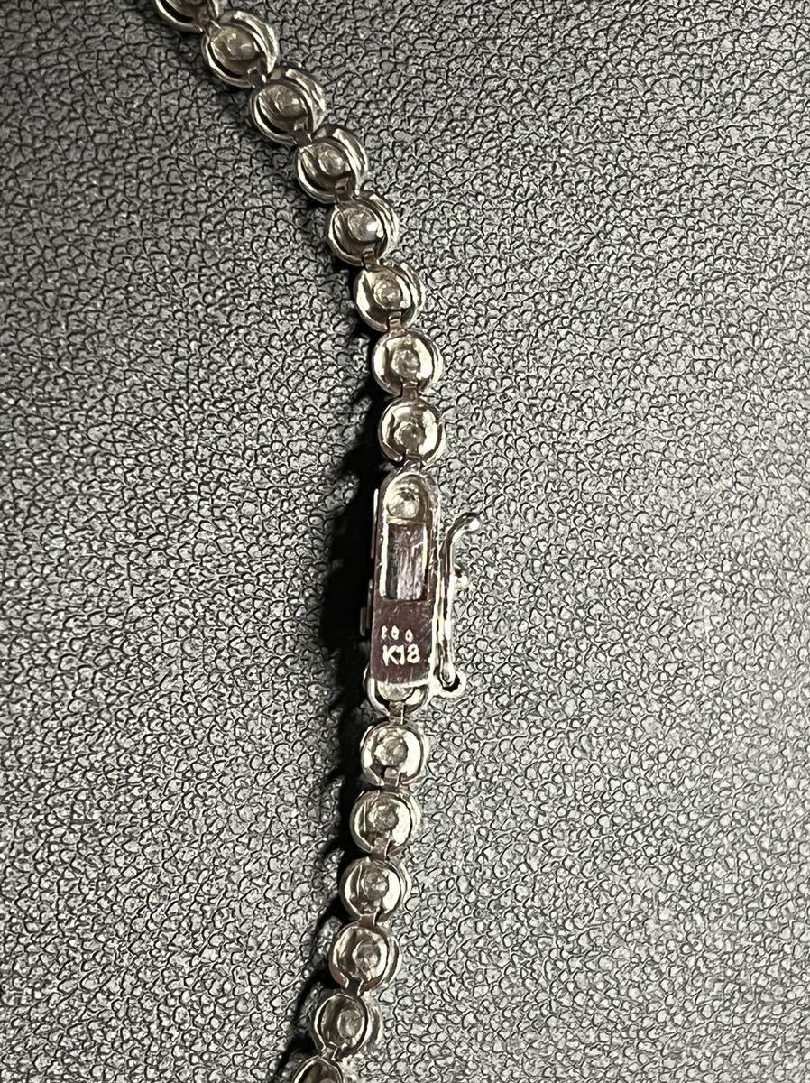 K18天然ダイヤモンド トータル1.00ct テニスブレスレット | inmano.com.br