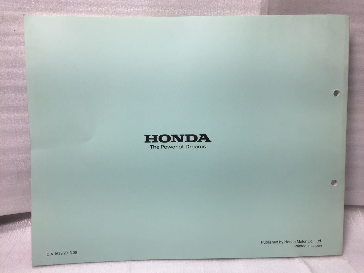 6862 ホンダ GROM グロム (JC61-100) パーツカタログ パーツリスト 1版 平成25年6月の画像2