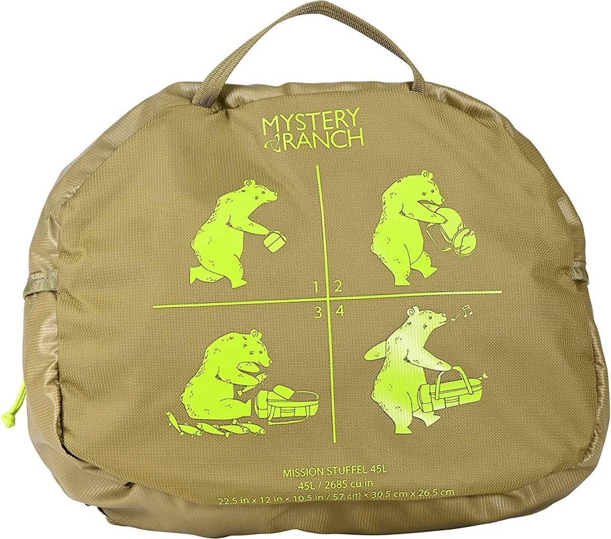 Myestry Ranch ミステリーランチ MISSION STUFFEL 45 3WAY ボストンバッグ LIZARD　ミッション　スタッフル　45L_画像4