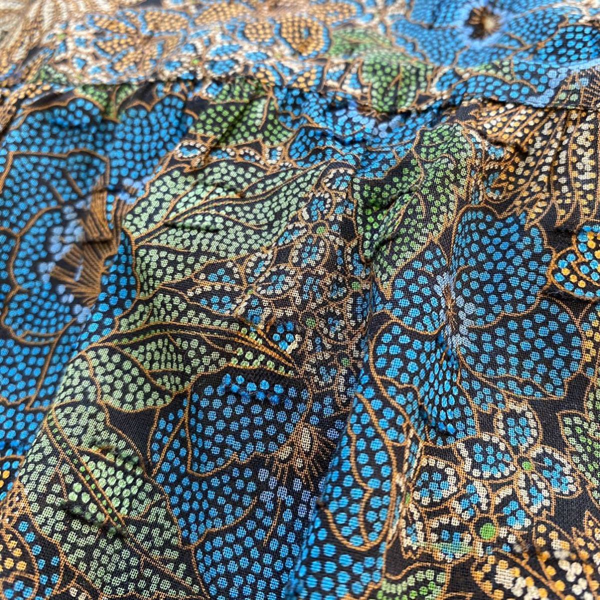 KENZO WATANABE K ATELIER ヴィンテージ レトロ ワンピース 総柄 KENZO WATANABE K ATELIER ヴィンテージ レトロ ワンピース 総柄