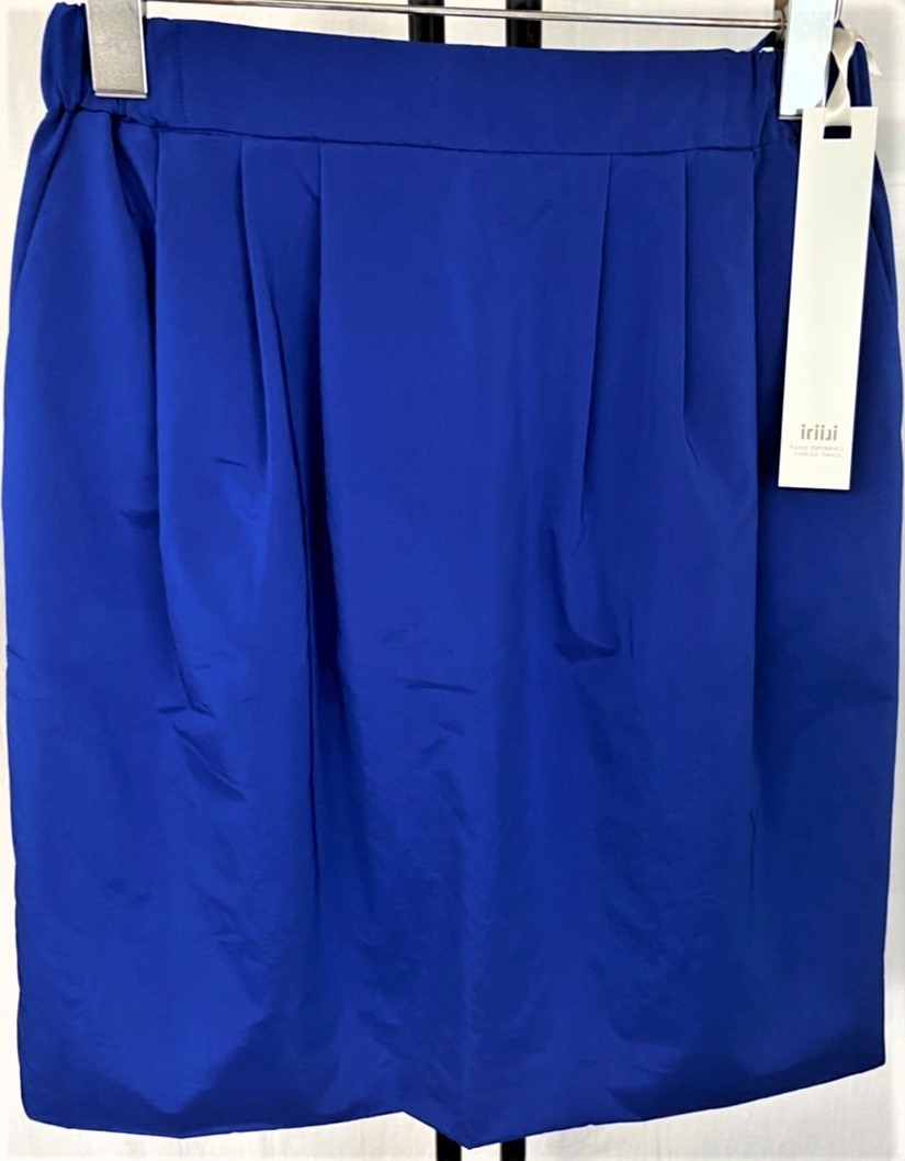 新品iriiri（イリイリ） スカート 青 サイズ１（約S） 定価税込17600円→2200円ラスト価格！_画像2