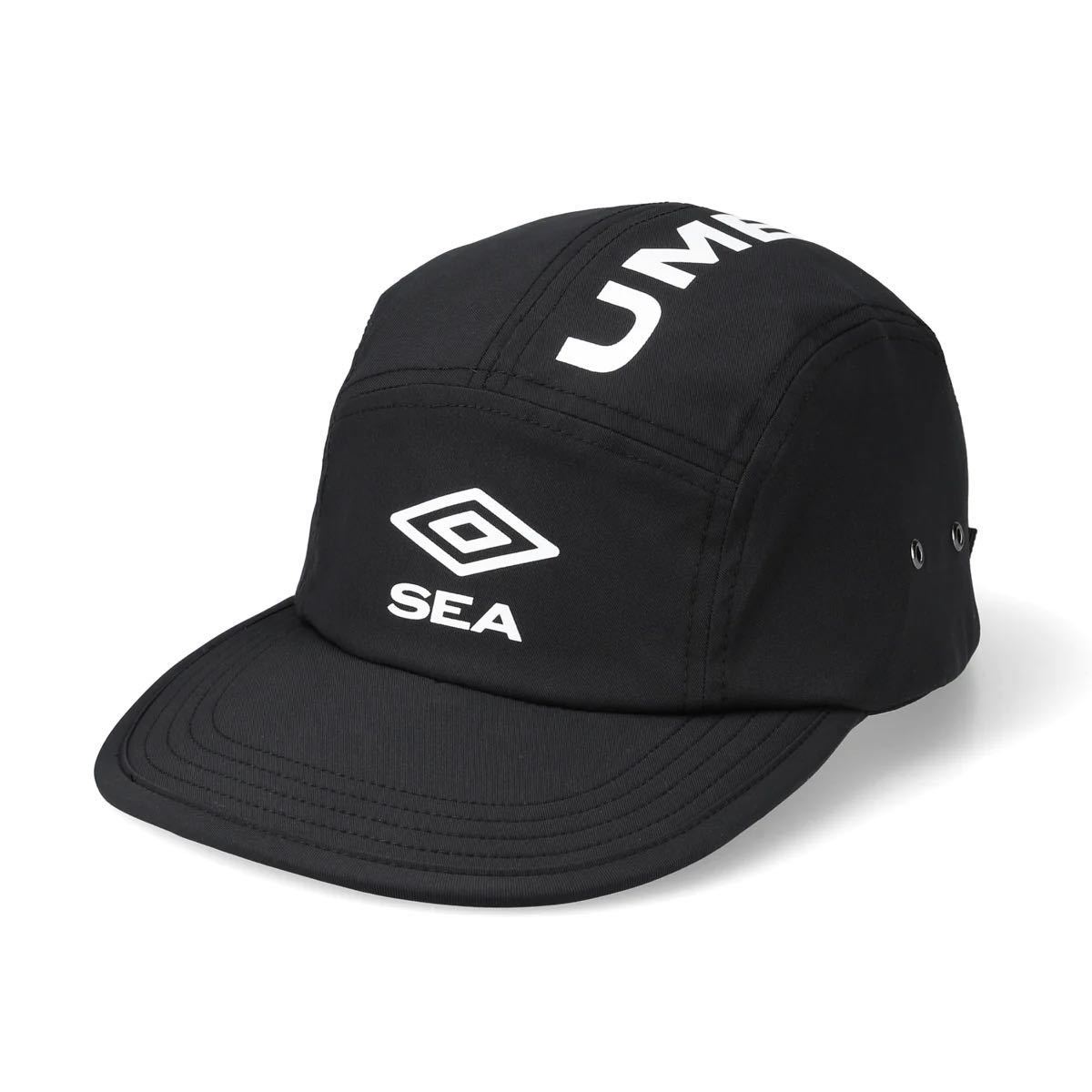 【新品未使用】 23SS 新品 WIND AND SEA ウィンダンシー UMBRO WDS CAP キャップ 帽子 ぼうし BLACK ブラック 黒色 アンブロ 即決早い者勝