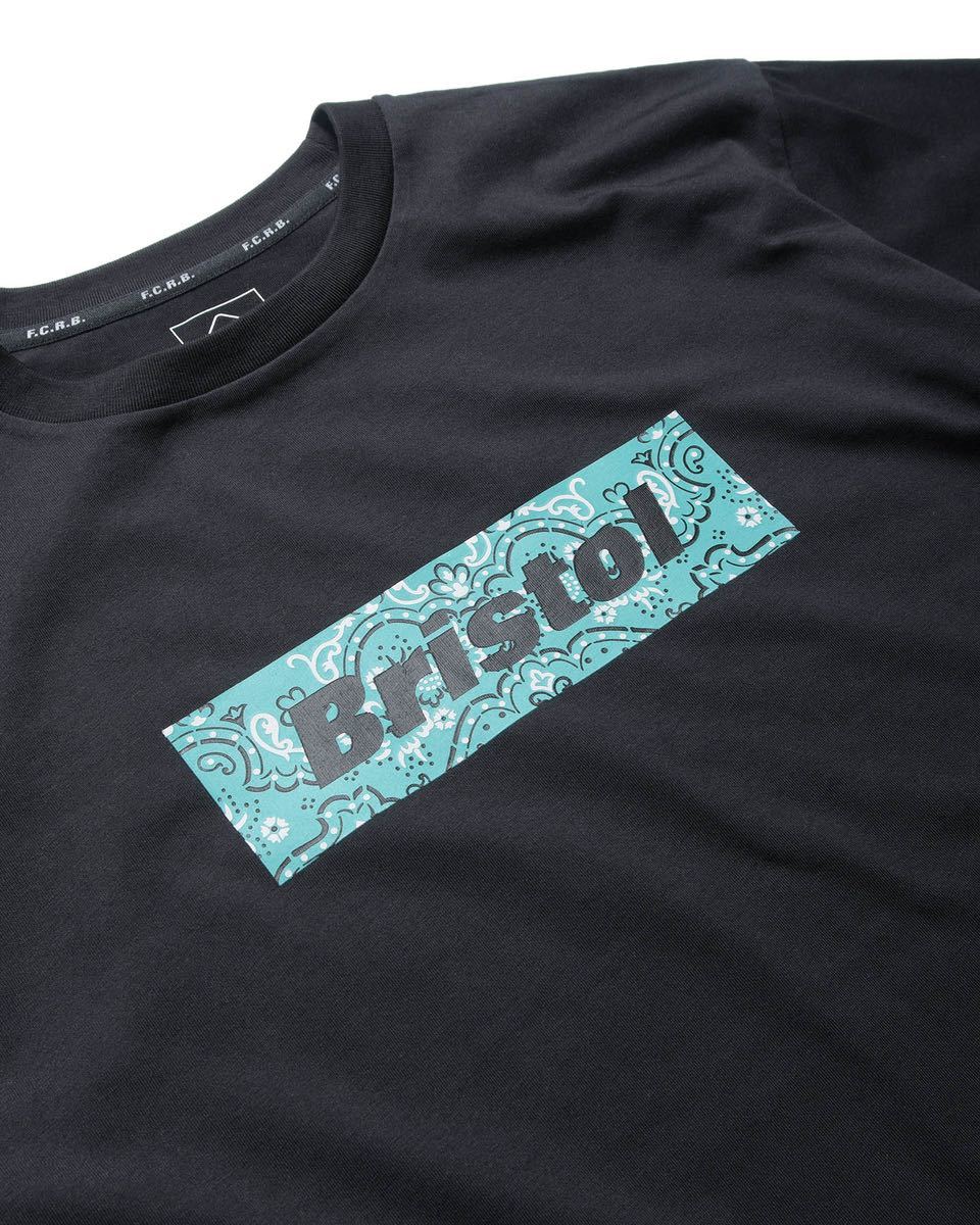 【新品未使用】 23SS FCRB f.c real bristol エフシーレアルブリストル SOPH ソフネット BOX LOGO TEE Tシャツ カットソー 半袖 BLACK Mの画像2