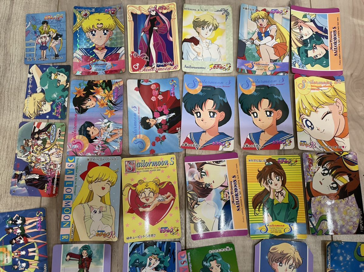 セーラームーン アマダ ヒーローコレクション キラカード ジャンク 難あり おまとめ まとめ セット シール ステッカー 当時物 現状