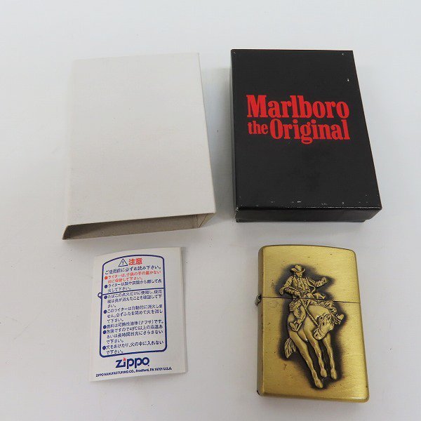 ZIPPO ジッポー Marlboro マルボロ カウボーイ ロデオ メタル貼り