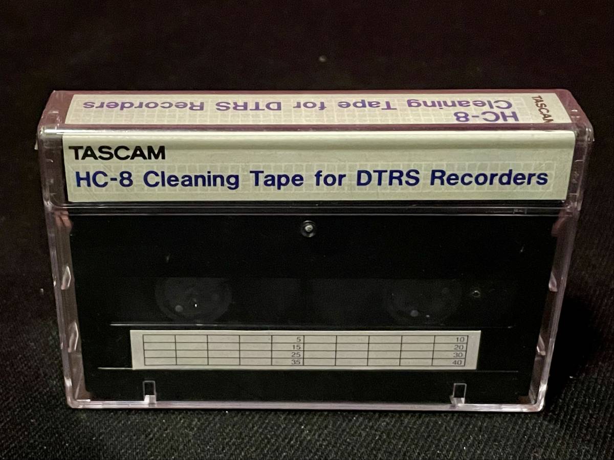 新品・未使用！TASCAM HC-8 / CLEANING TAPE FOR DTRS RECORDERS ！！②_画像2