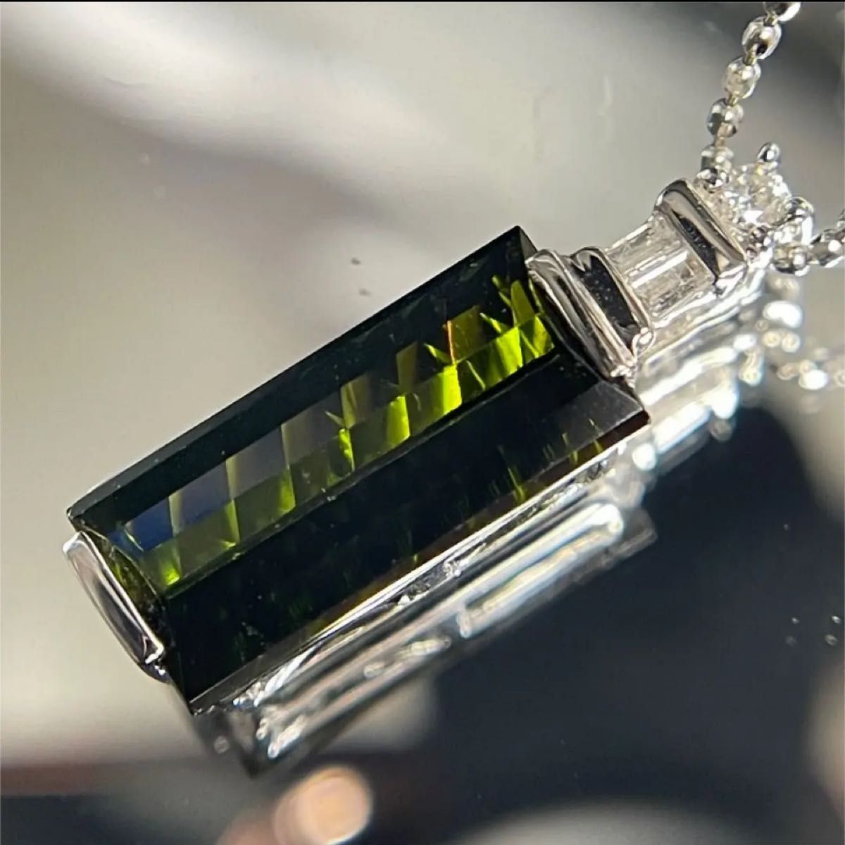 K18WGグリーントルマリンペンダントトップ2.81ct - arborconnect.co.nz