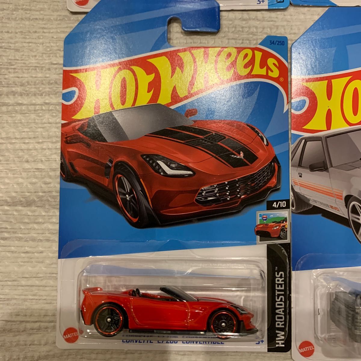 ホットウィール Hot Wheels アメ車　4台セット　コルベット　マスタング　57シェビー