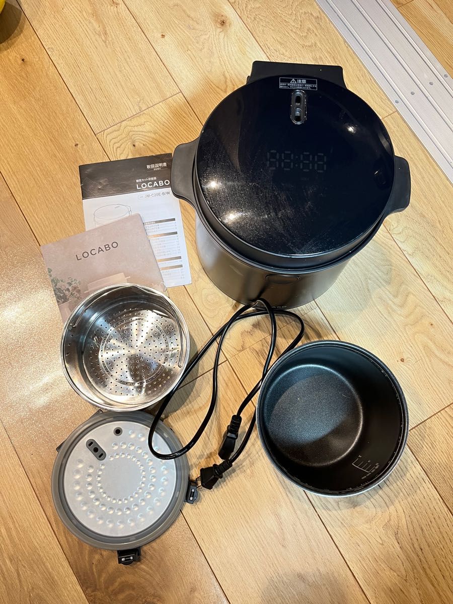 LOCABO 糖質カット炊飯器 品番JM-C20E-B/W ロカボ|PayPayフリマ