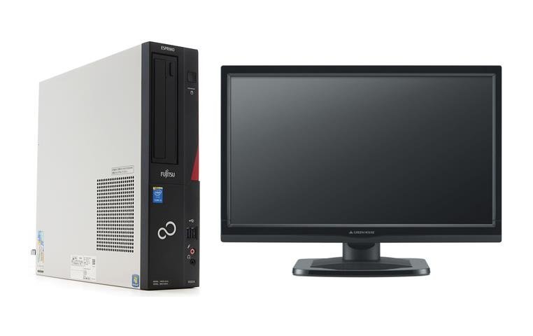 Windows7　Pro　32BIT　160GB　中古パソコン　20インチ液晶モニター　Core　Office付　ESPRIMO　富士通　DVD　4GB　Dシリーズ　i3第4世代　デスクトップ
