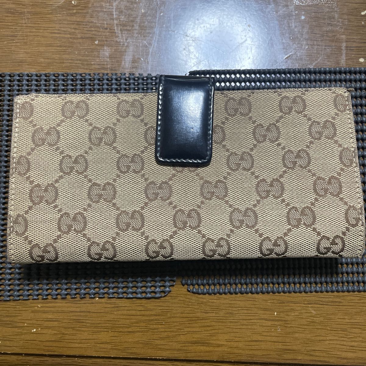 GUCCI 長財布 グッチ ロングウォレット シグネチャー キャンバス GUCCI 長財布 グッチ ロングウォレット シグネチャー キャンバス