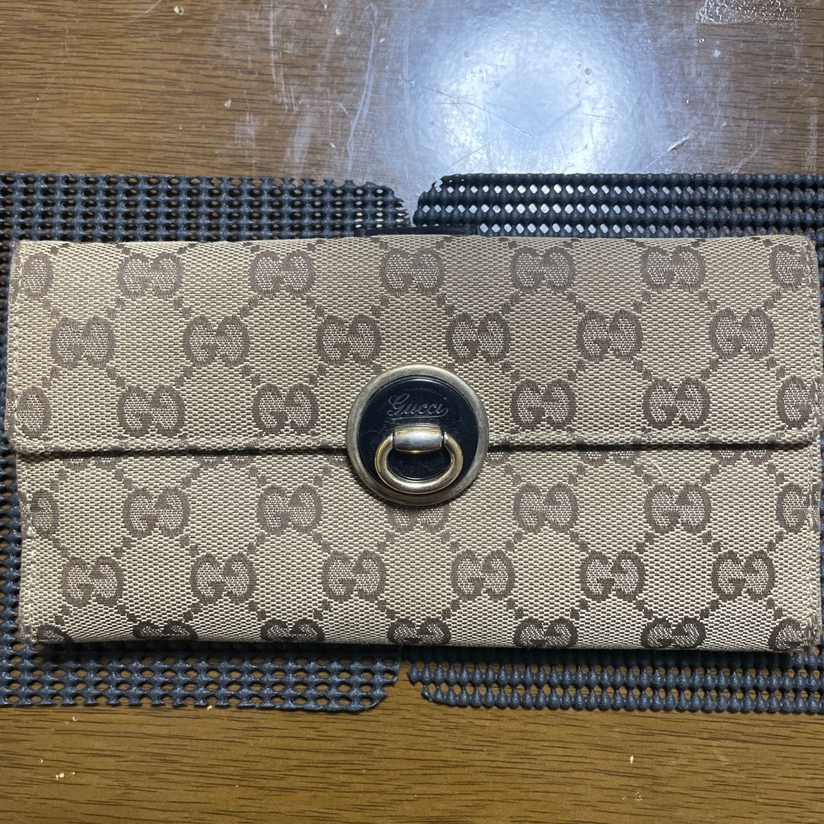 GUCCI 長財布 グッチ ロングウォレット シグネチャー キャンバス GUCCI 長財布 グッチ ロングウォレット シグネチャー キャンバス