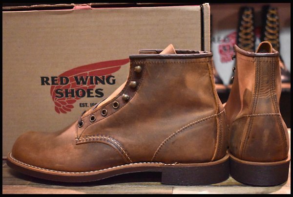 華麗 箱付 【10D 未使用 HOPESMORE redwing ブーツ プレーントゥ