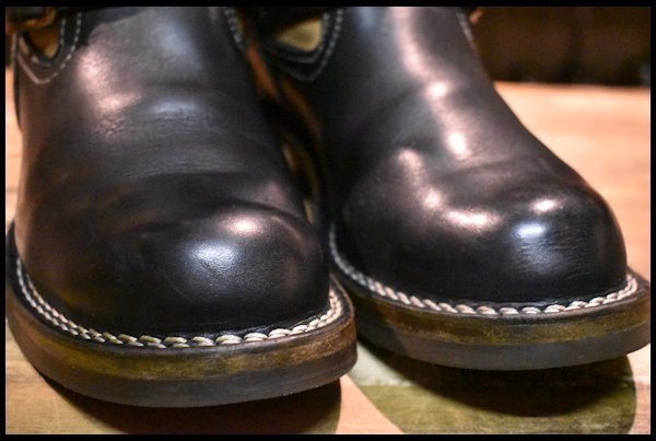 7.5D 良品 14年】WESCO ウエスコ カスタムボス ブラック×バーラップ