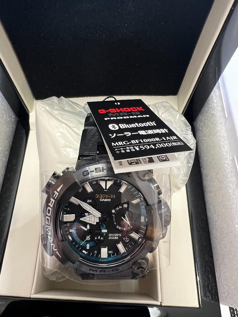 【新品未開封タグ付】 G-SHOCK 史上最高FROGMAN MRG-BF1000R-1AJR 流通