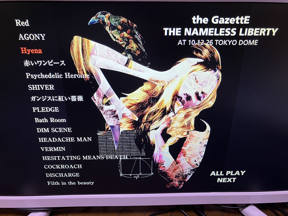 the GazettE Blu-ray ガゼット 東京ドーム公演 盤面良好 THE the GazettE Blu-ray ガゼット 東京ドーム公演 盤面良好 THE