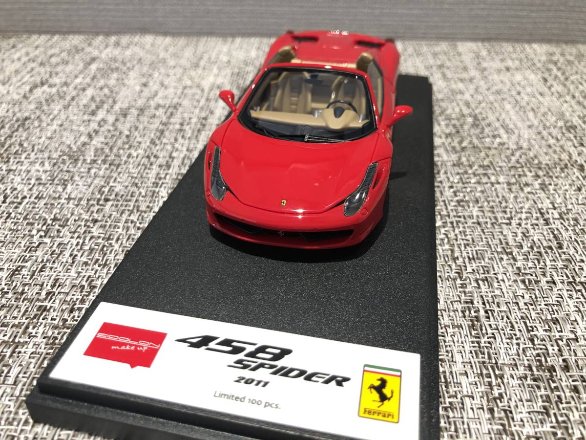 メイクアップ/アイドロン Make Up eidolon 1/43 Ferrari 458 SPIDER