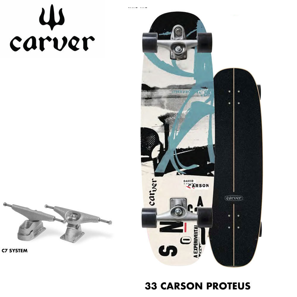 CARVER カーバー スケートボード Carson Proteus 33インチ C7トラック サーフスケート