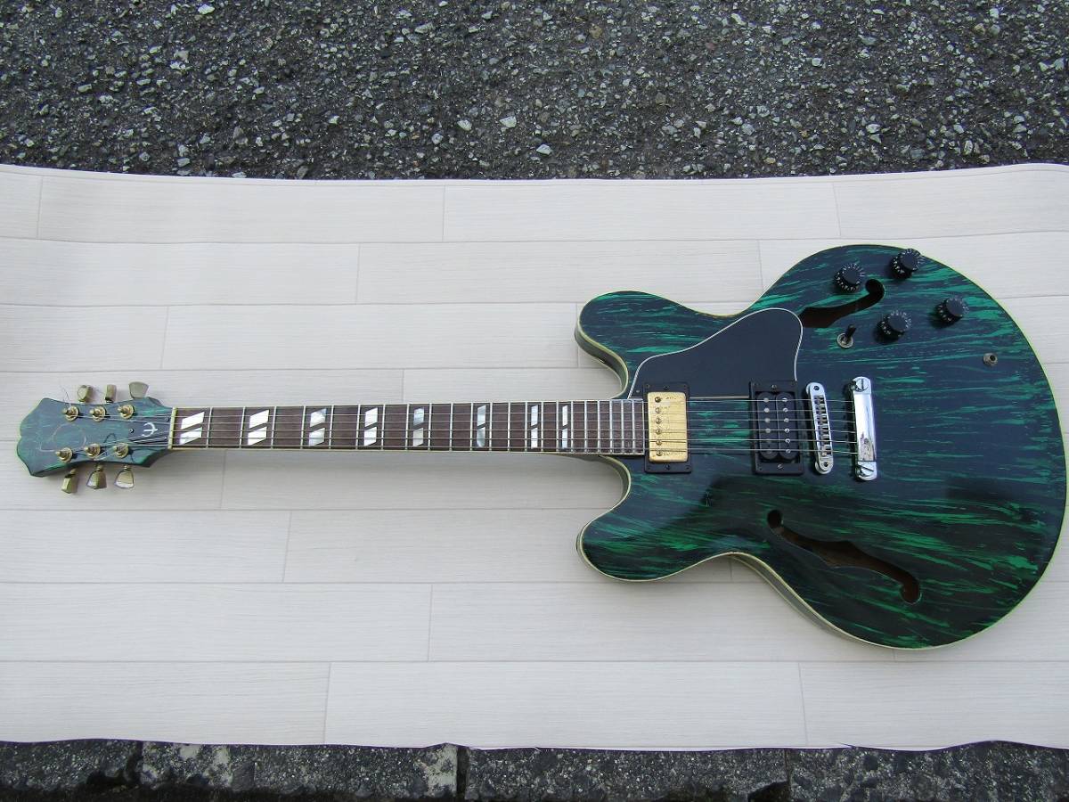1000円開始Epiphone Rivieraエピフォンリヴィエラ人気ブルーラベル
