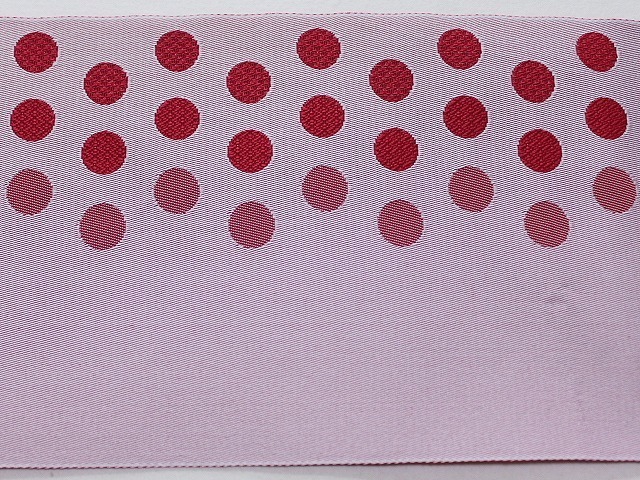 女性用浴衣帯 G0800 送料無料　ゆかた単衣帯　日本製　洗える浴衣帯　クリックポスト便 赤色の帯　_画像3