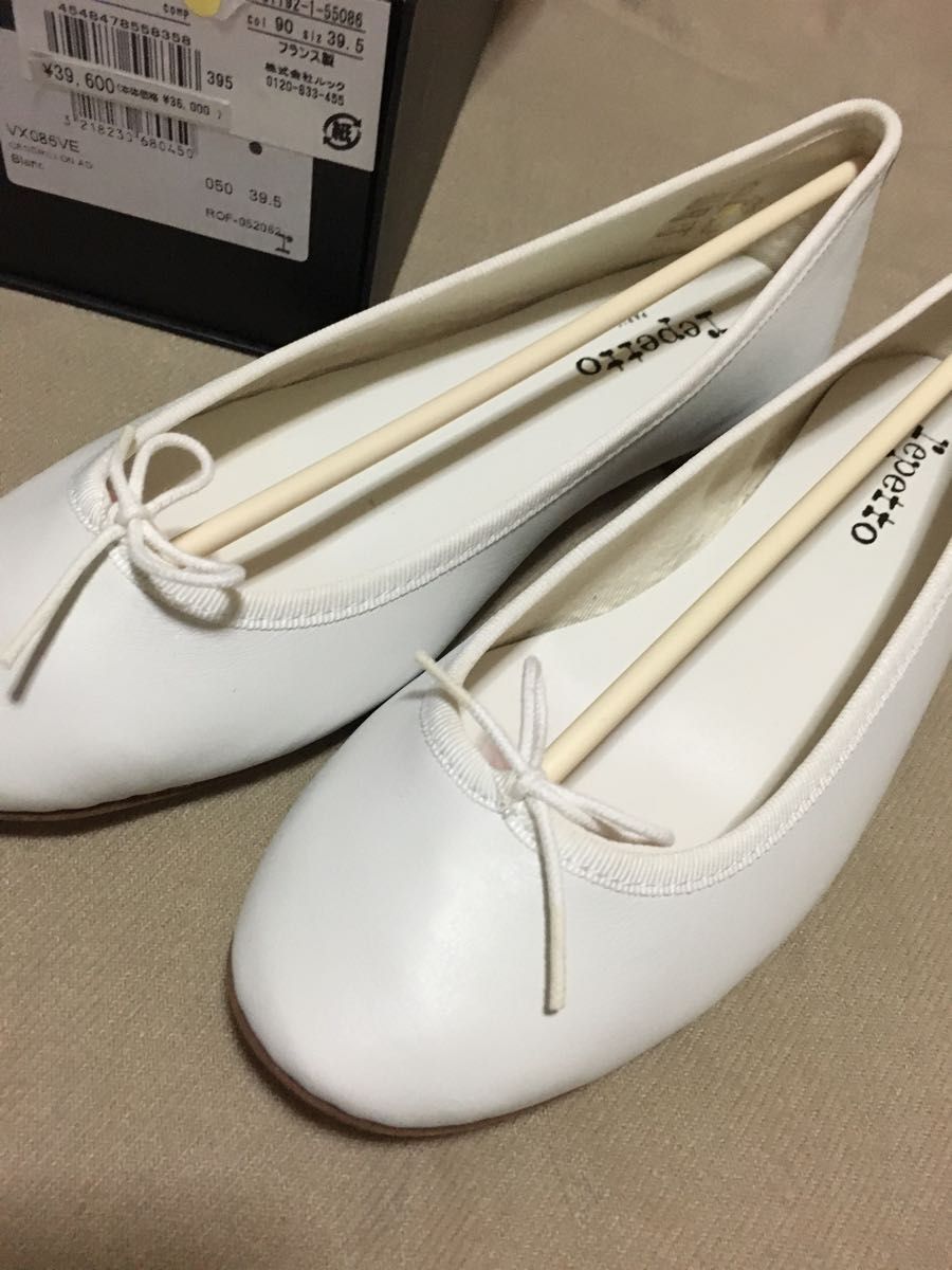 repetto(レペット) CENDRILLON 39 .5 新品 白 | alfasaac.com