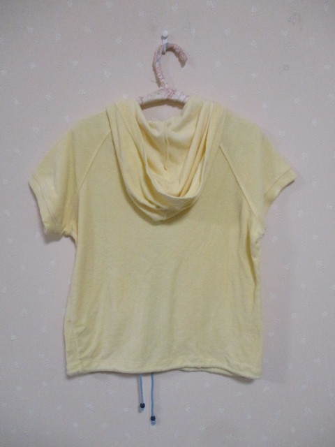 * Pom Ponette * pretty short sleeves parka *140cm* yellow 30507