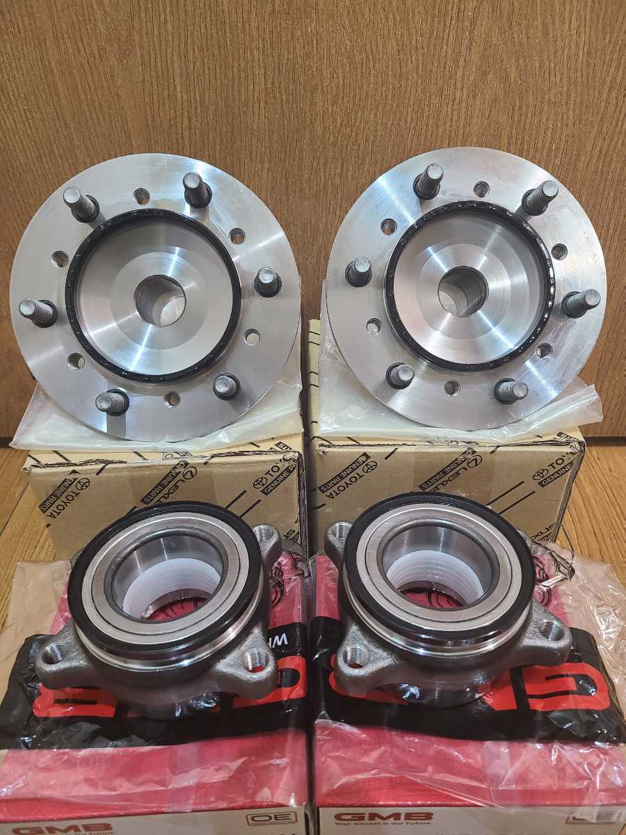 200系ハイエース2WD、新品ハブ&新品ベアリング!組み込み済 200系ハイエース2WD、新品ハブ&新品ベアリング!組み込み済