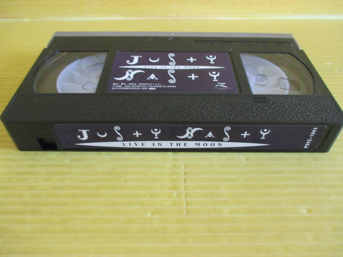 【VHS】 JUSTY NASTY ジャスティ・ナスティ LIVE IN THE MOON 藤崎賢一　TOO SCARLET LOVE_画像4