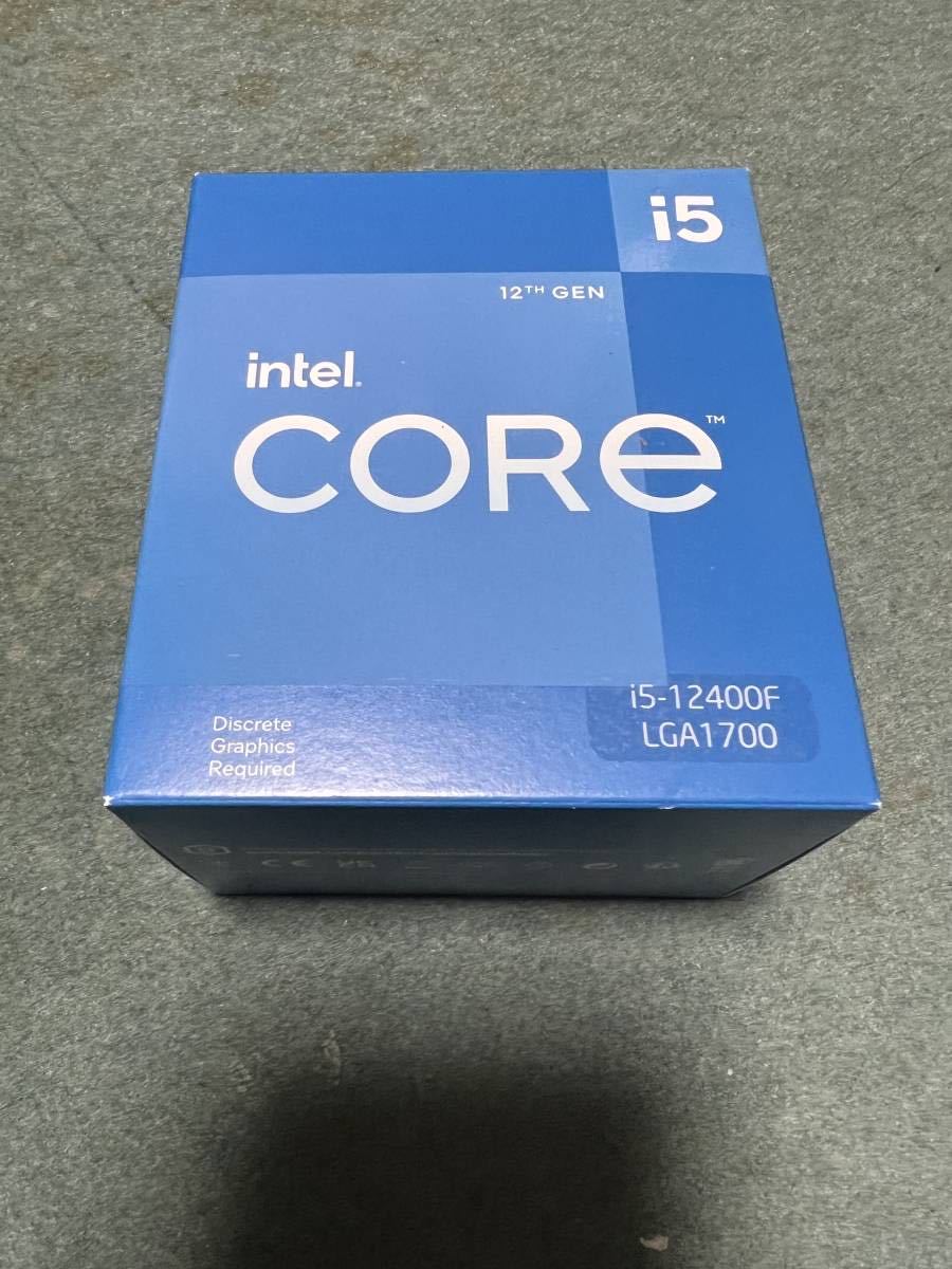 新品未使用】Intel Core i5 12400F BOX-