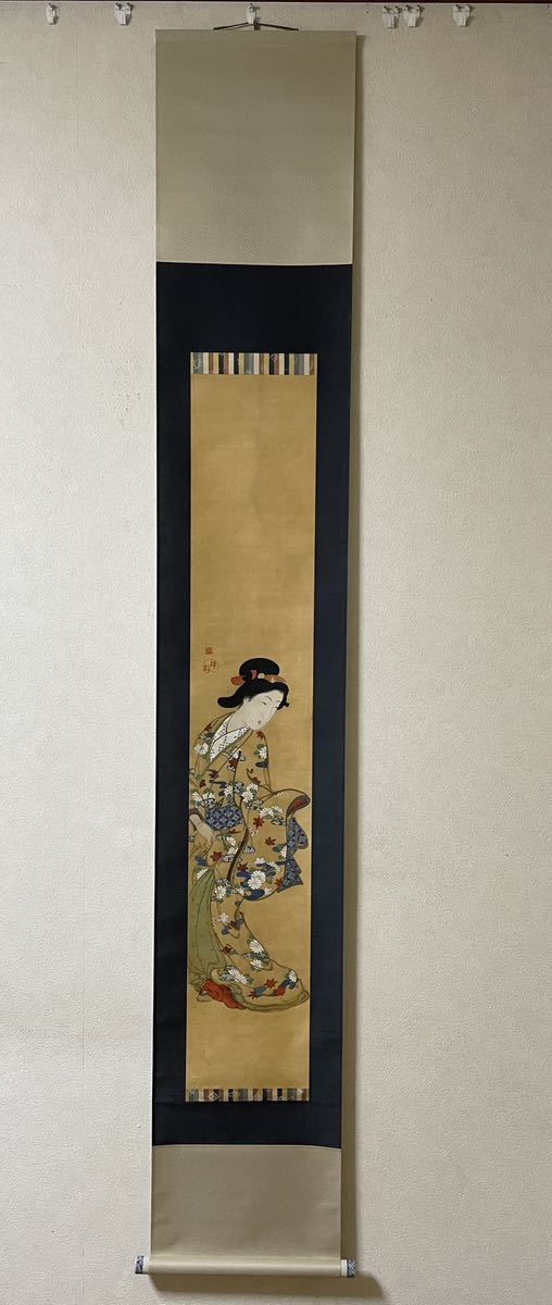  prompt decision! copy . river country .(. generation ) autograph ukiyoe autumn beauty picture hanging scroll ( search = north . wide -ply country .. country country . spring confidence country . britain mountain britain Izumi . year .. goldfish cat cat )