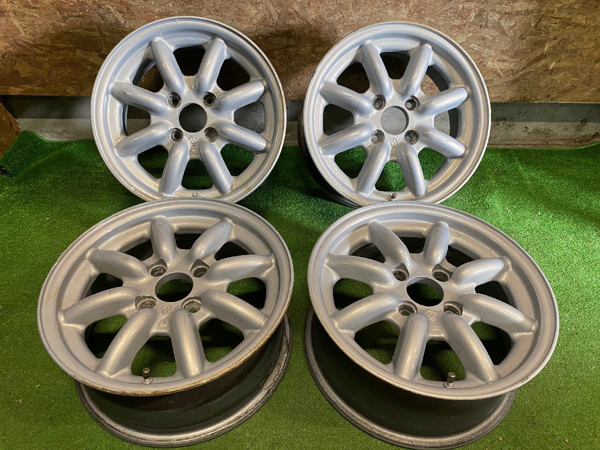 旧車 激レア ワタナベ RBF 14インチ 6J +38 4H PCD100 4本セット(社外