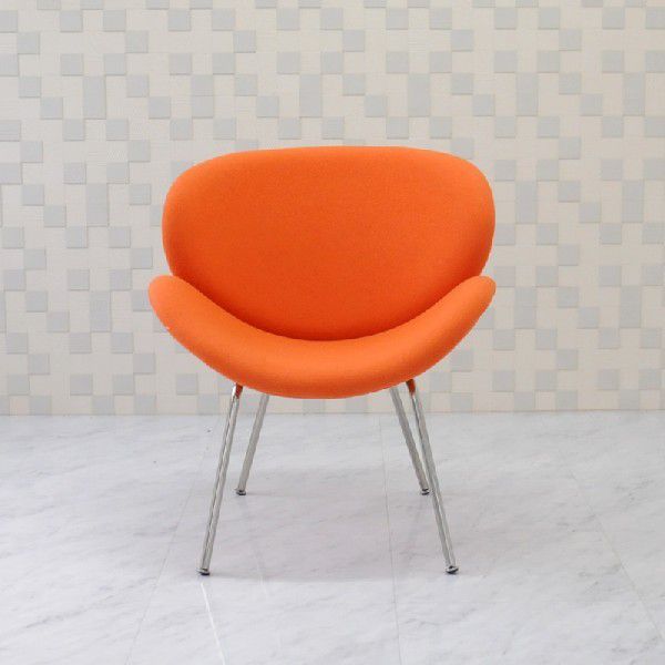限定価格セール！ ファブリック仕様 オレンジ ピエールポーリン オレンジスライスチェア 椅子 リプロダクト デザイナーズ家具 パーソナルチェア イス いす その他のフレーム