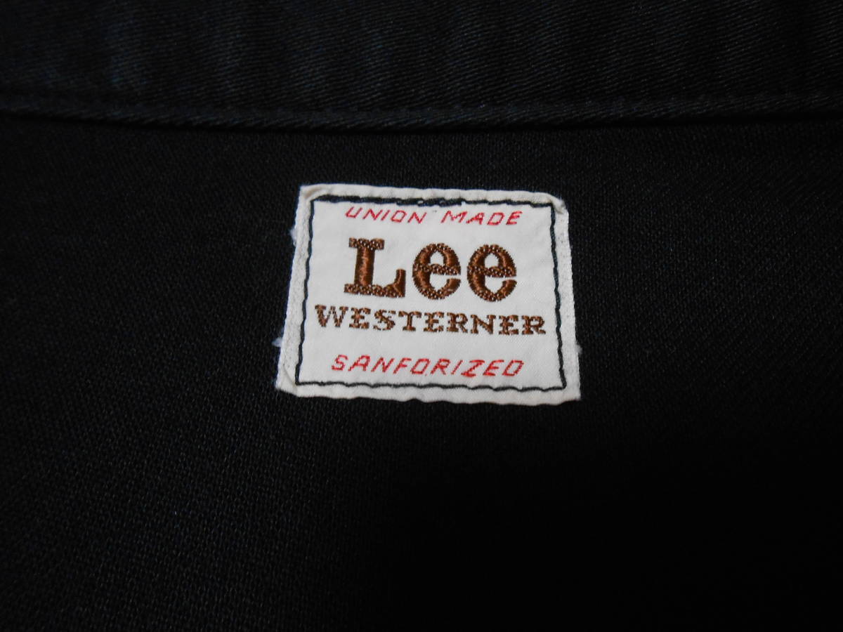新品！Lee　ウエスターナ　ジャケット　ブラック　M　黒　LT5413-975　WESTERNER　ライダース　101　カウボーイ_画像4