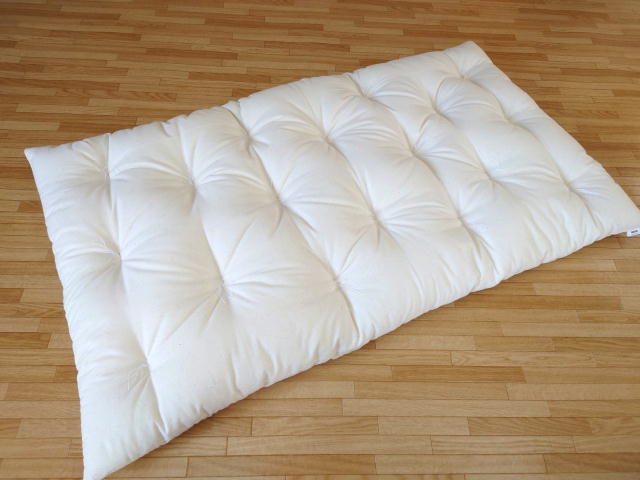  cotton 100% handmade baby futon 1 collection set (.70×120cm,.90×120cm) unbleached cloth 