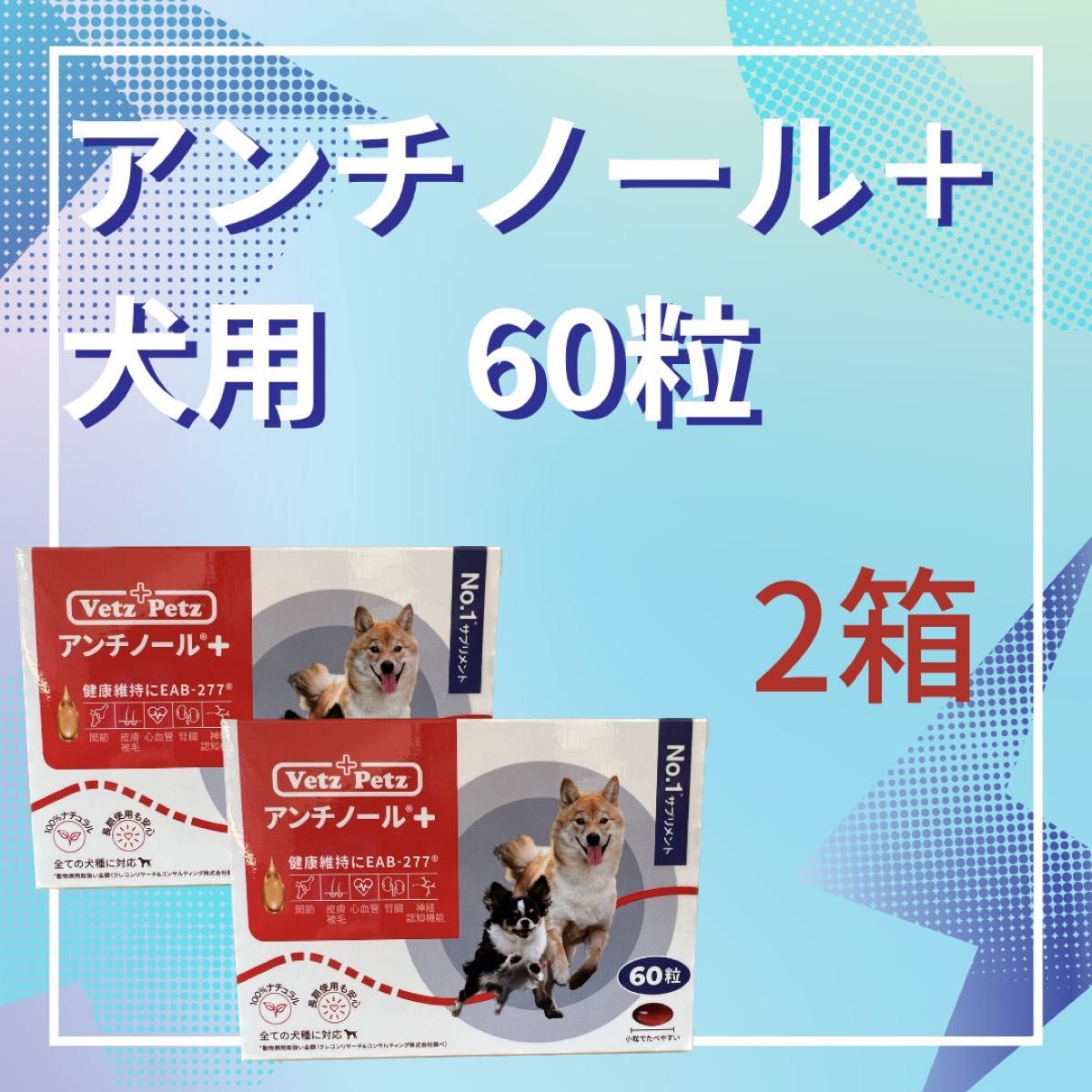 アンチノールプラス 犬用 60粒 2箱セット|PayPayフリマ