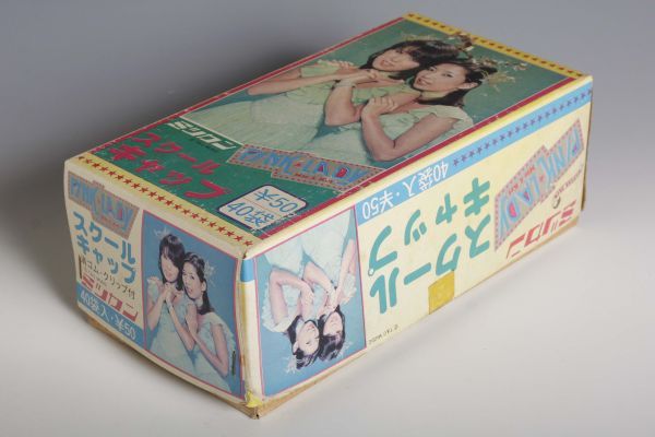 25N900 Pink Lady -PINK LADYmitsu can school cap empty box rare that time thing Showa Retro rare 