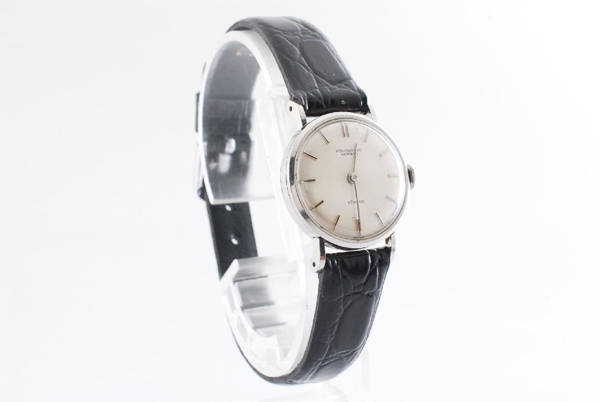 稼働品 IWC インターナショナルウォッチ 手巻き ラウンド レディース