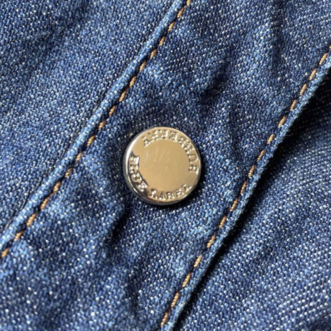 ホース刺繍バーバリーブルーレーベル デニムワンピース ベルト 38 M