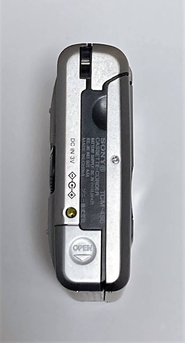 ★美品★SONY 簡単テープレコーダー TCM-450 動作確認済みの画像4