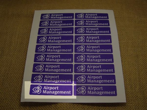 Печать управления аэропортом авиакомпании Thai Airlines (квадрат 7 см)