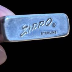 1969年前期 スターリングシルバー　イタリック　zippo_画像1