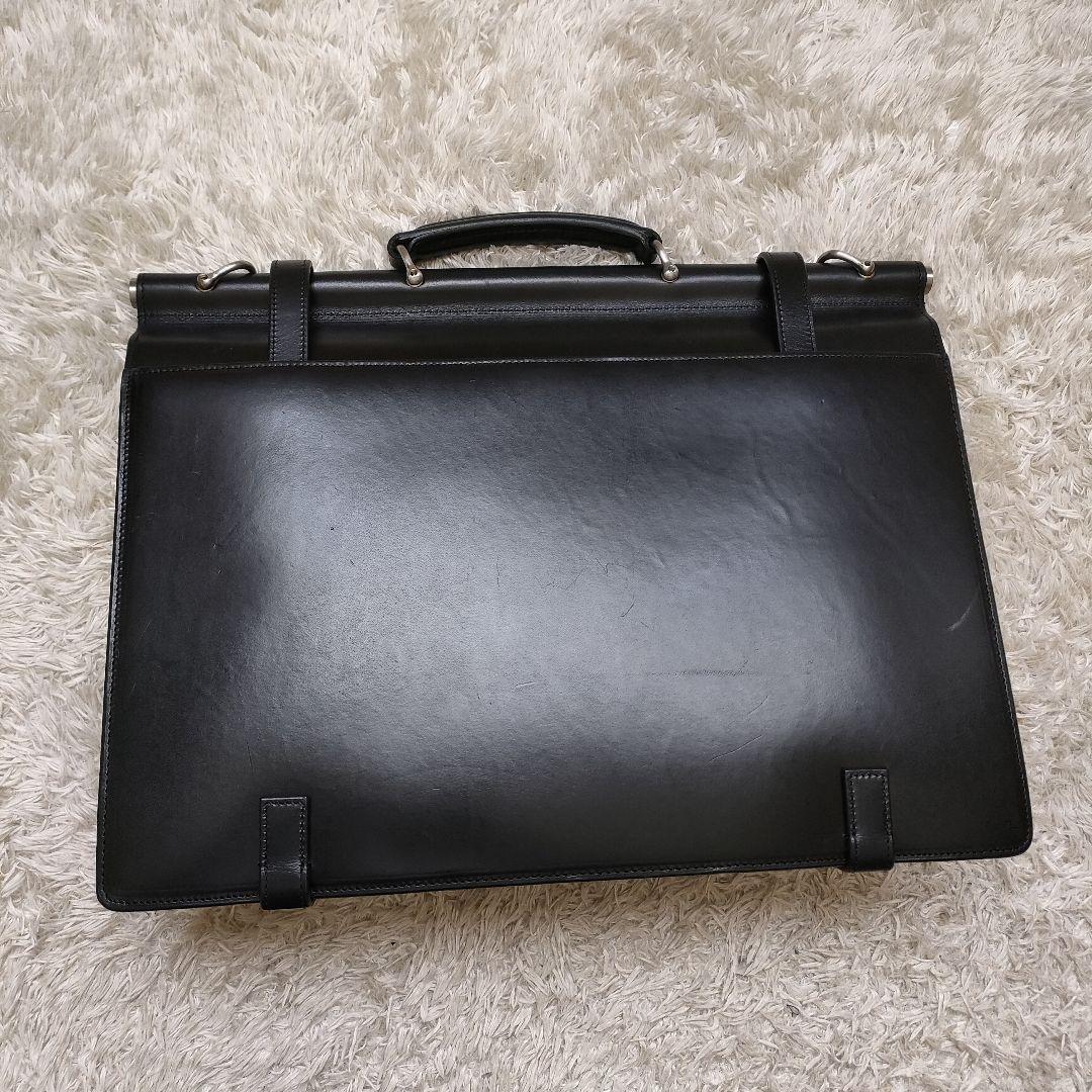 ポーター 本革 2way ダレスバッグ 吉田鞄 鍵あり 黒 牛革 ビジネス