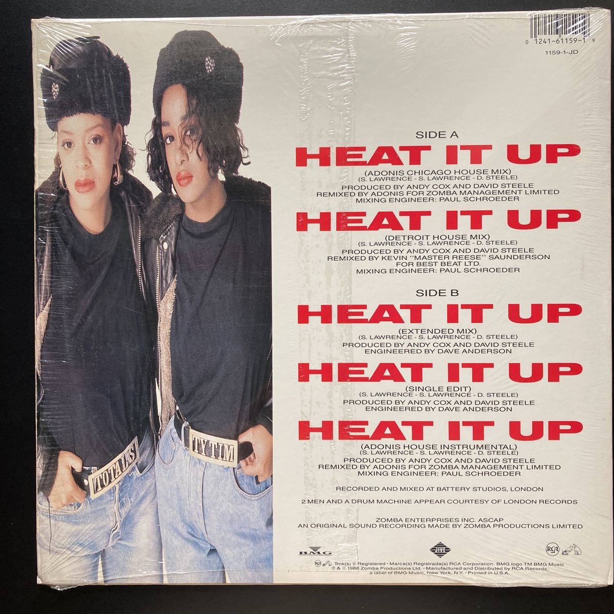 12inch WEE PAPA GIRL RAPPERS / HEAT IT UP_画像2