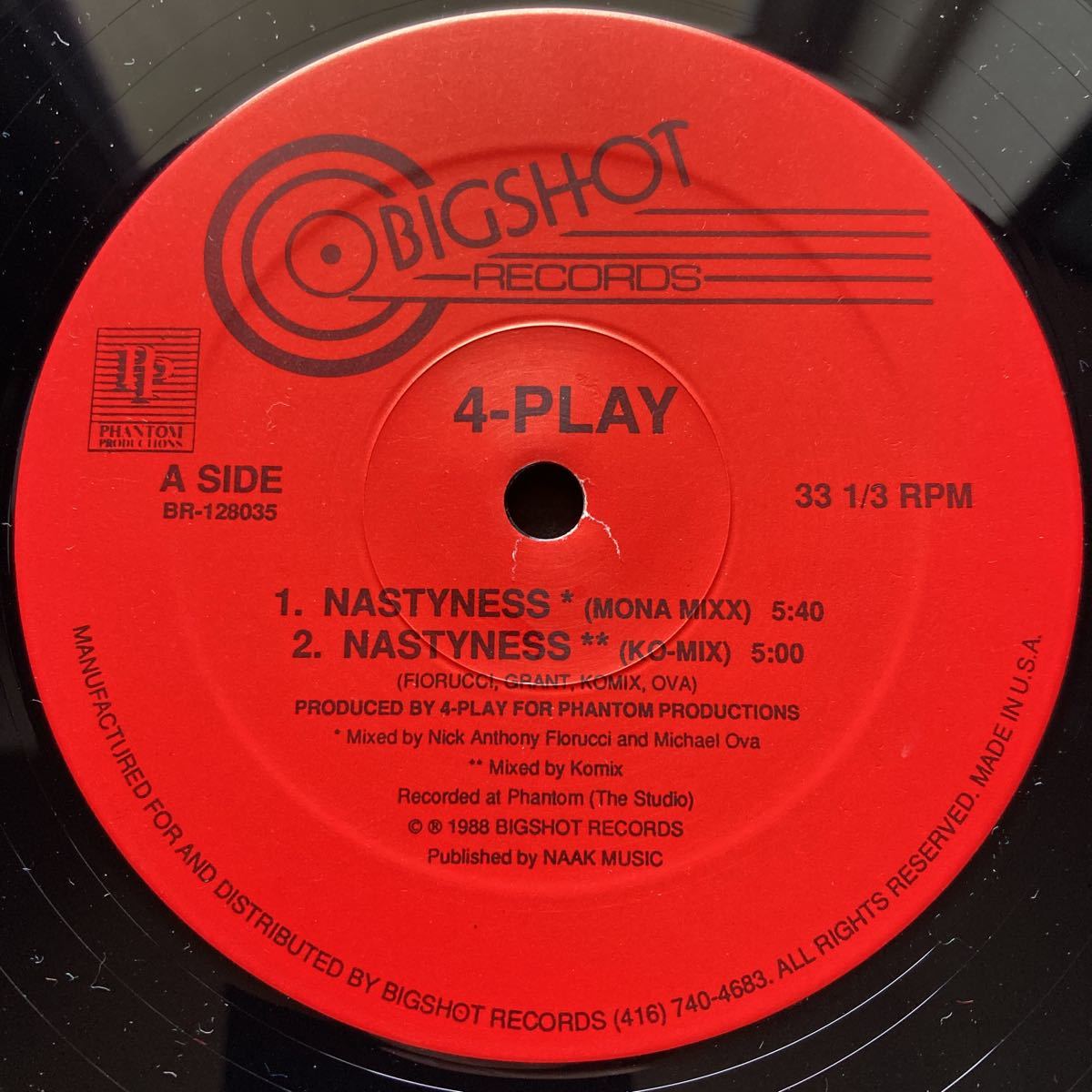 12inch 4-PLAY / NASTYNESS_画像1