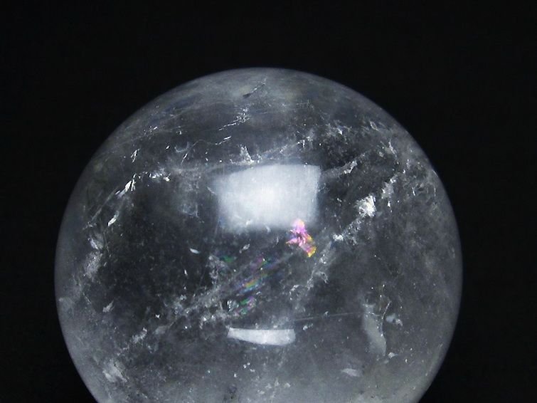 誠安◆超レア極品天然AAAヒマラヤ水晶丸玉 52mm [T62-15222]の画像2