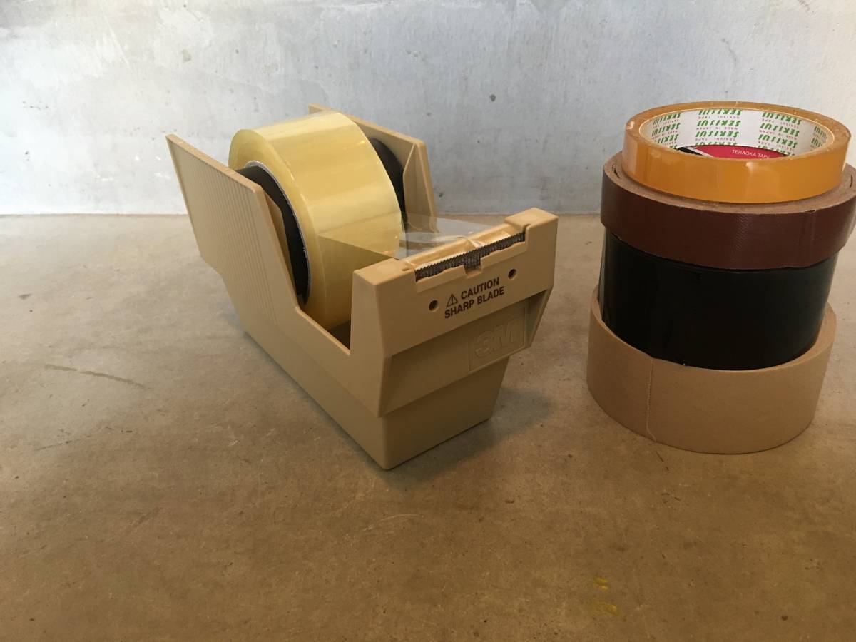数量限定 梱包 テープカッター インダストリアル 工業系 OPPテープ 業務用 自宅 店舗 什器 テープ アメリカ MADE IN USAの画像4