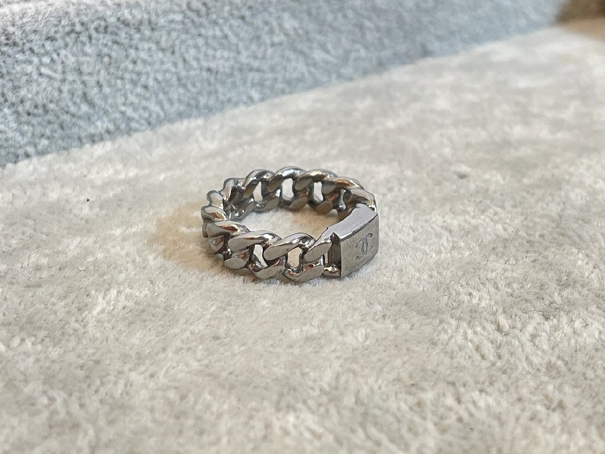 ☆大人気【CHANEL シャネル チェーンリング B15P ココマーク 刻印有